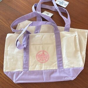 Trader Joe’s Spring Pastels Large Canvas Tote Bag (2)